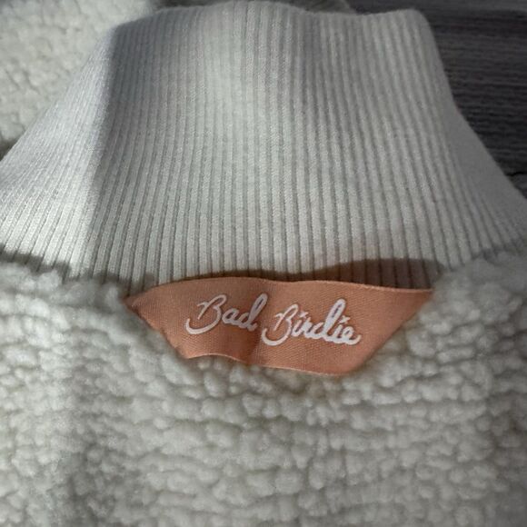 Bad Birdie Women’s The Cozy Jacket - White Onyx Size Large Nwt - Picture 3 of 10